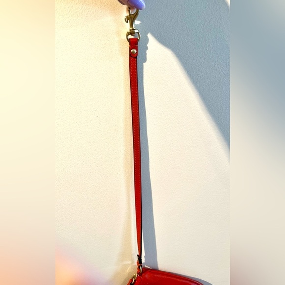 COACH PUMPKIN LEATHER  POUCHETTE - Picture 10 of 15